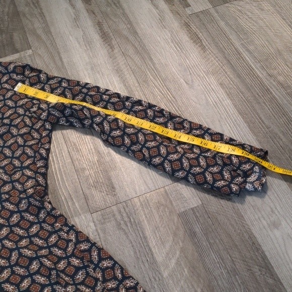 WYLDR Revolve Brand Geometric Long Sleeve‎ V Neck Romper Playsuit Extra Small - Picture 12 of 15